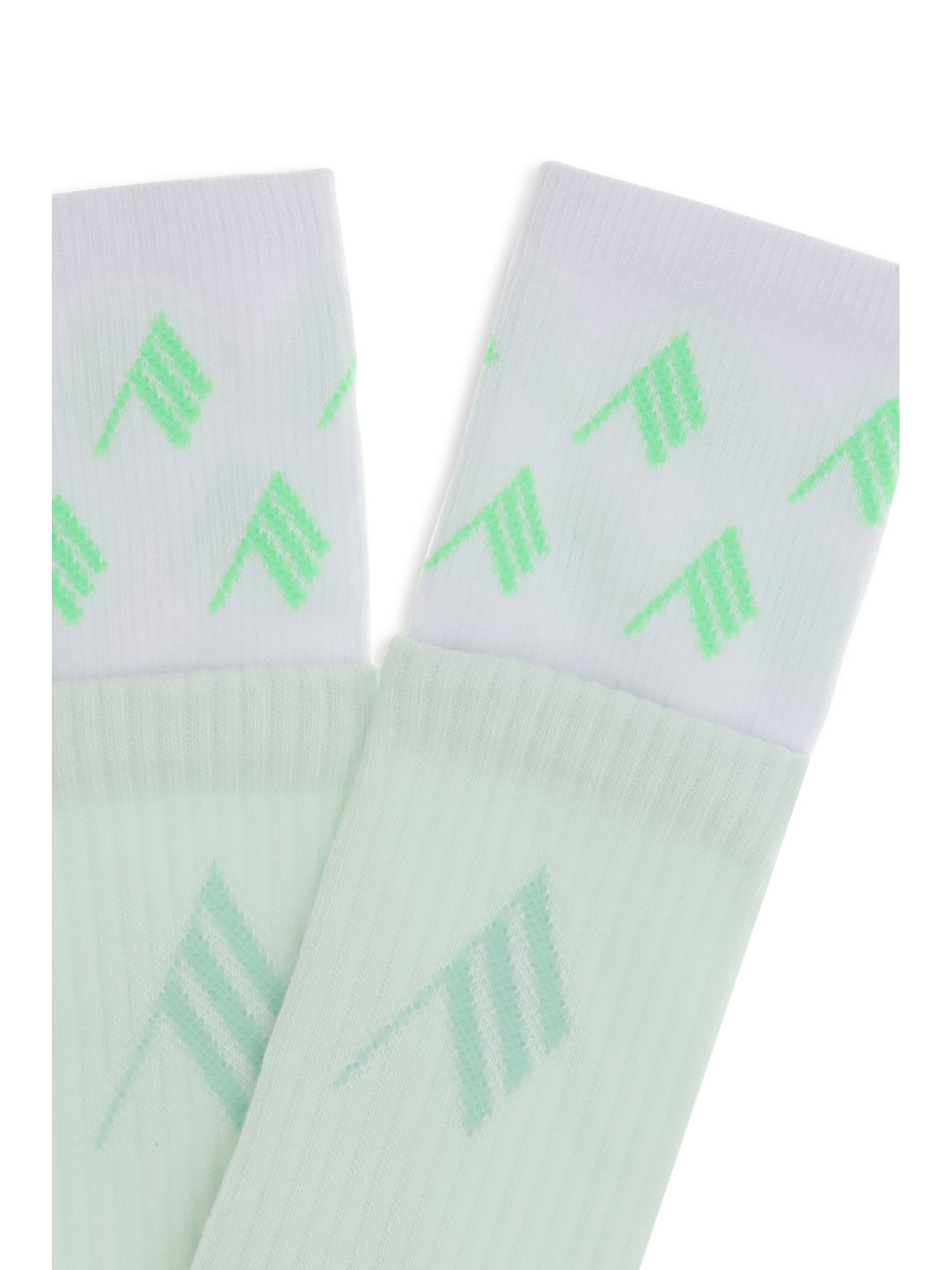 THE ATTICO L-XL logo cotton socks
