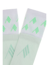 THE ATTICO L-XL logo cotton socks