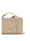 peekaboo leather chain wallet