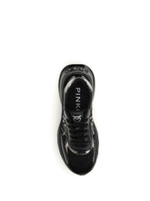 PINKO 36 ariel leather sneakers