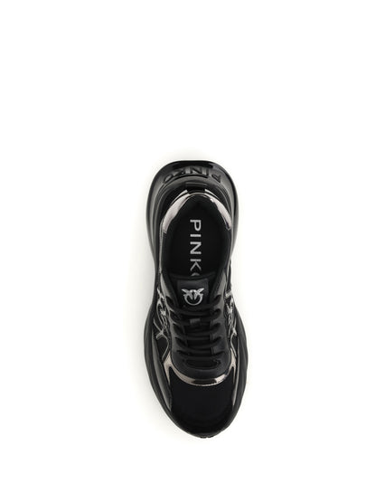 PINKO 36 ariel leather sneakers