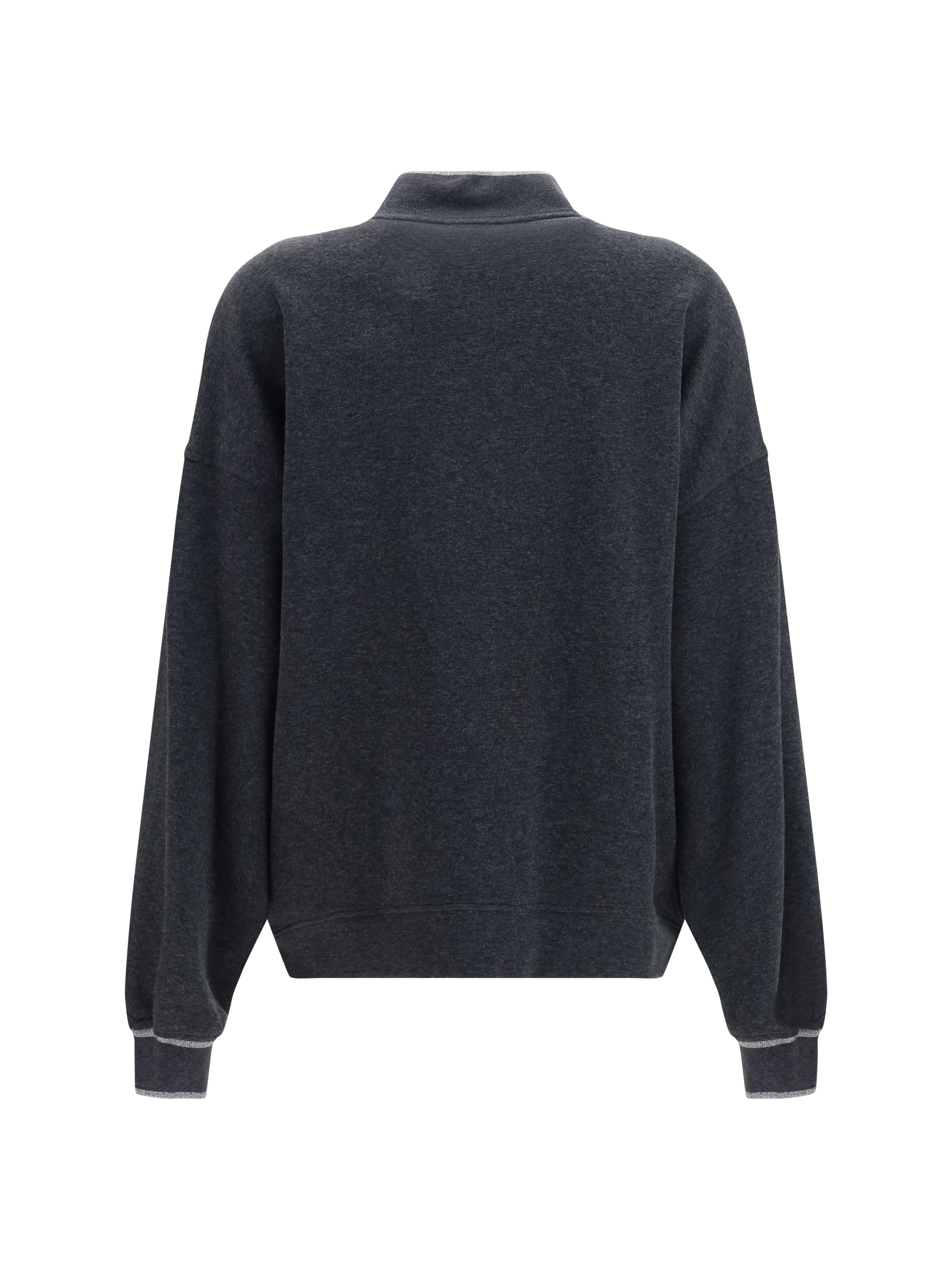 techno cotton and cashmere interlock bomber jacket
