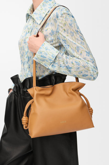 Loewe Flamenco Medium Leather Clutch Bag