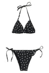 all-over goose print lycra bikini