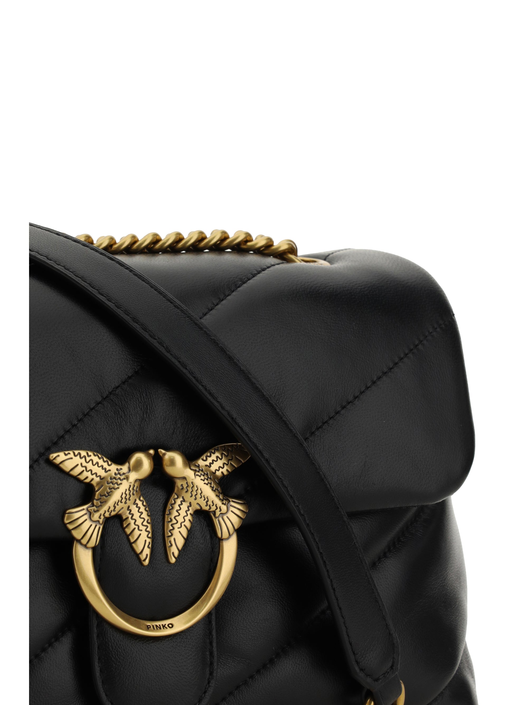 love classic leather shoulder bag