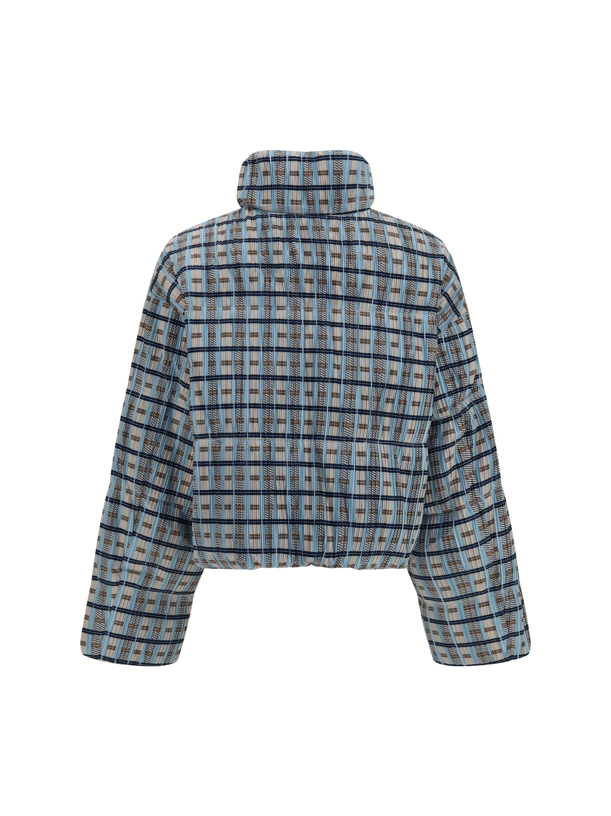 short padded high-neck jacket