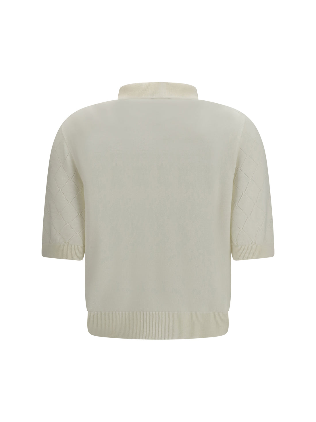 BALMAIN 36 wool polo with vintage buttons