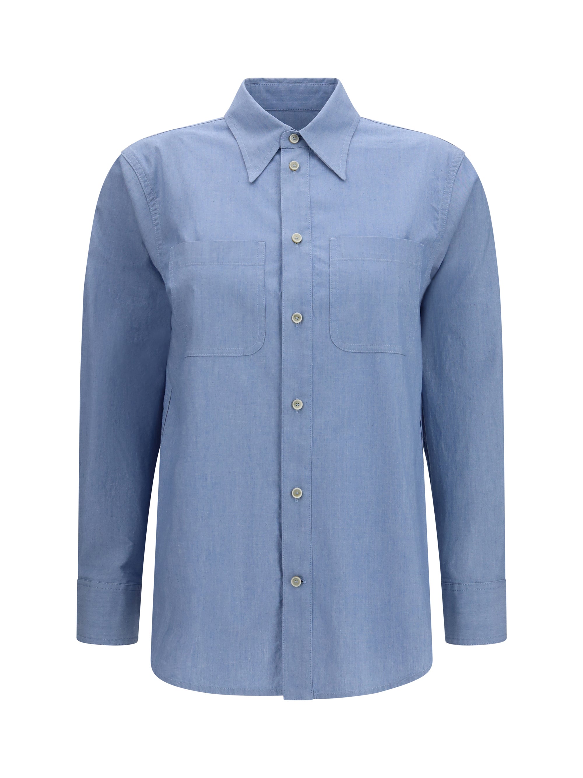 korinne cotton and silk shirt