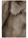 quantum short faux fur jacket