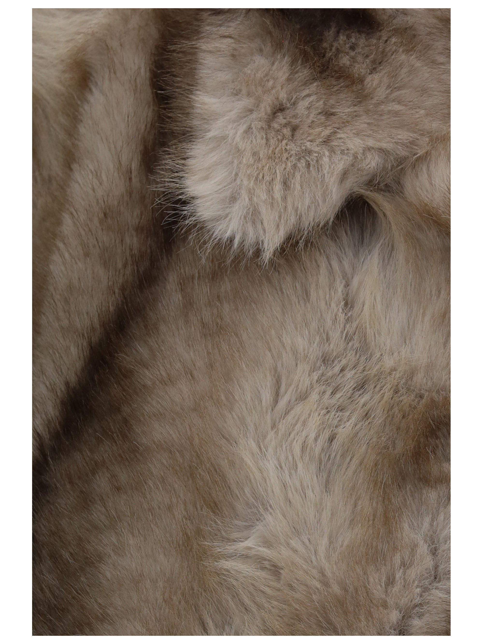 quantum short faux fur jacket