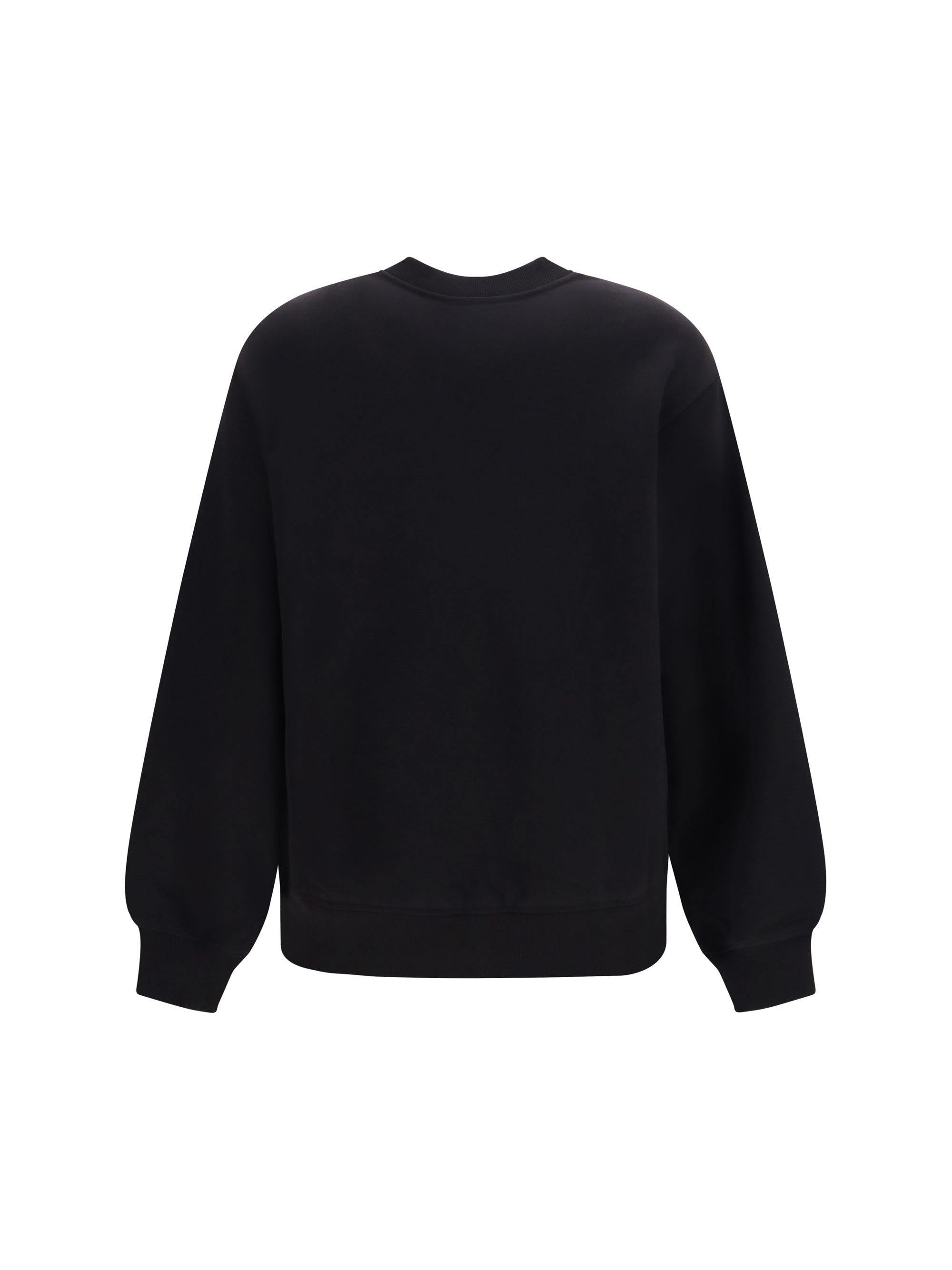 cotton logo crewneck sweatshirt