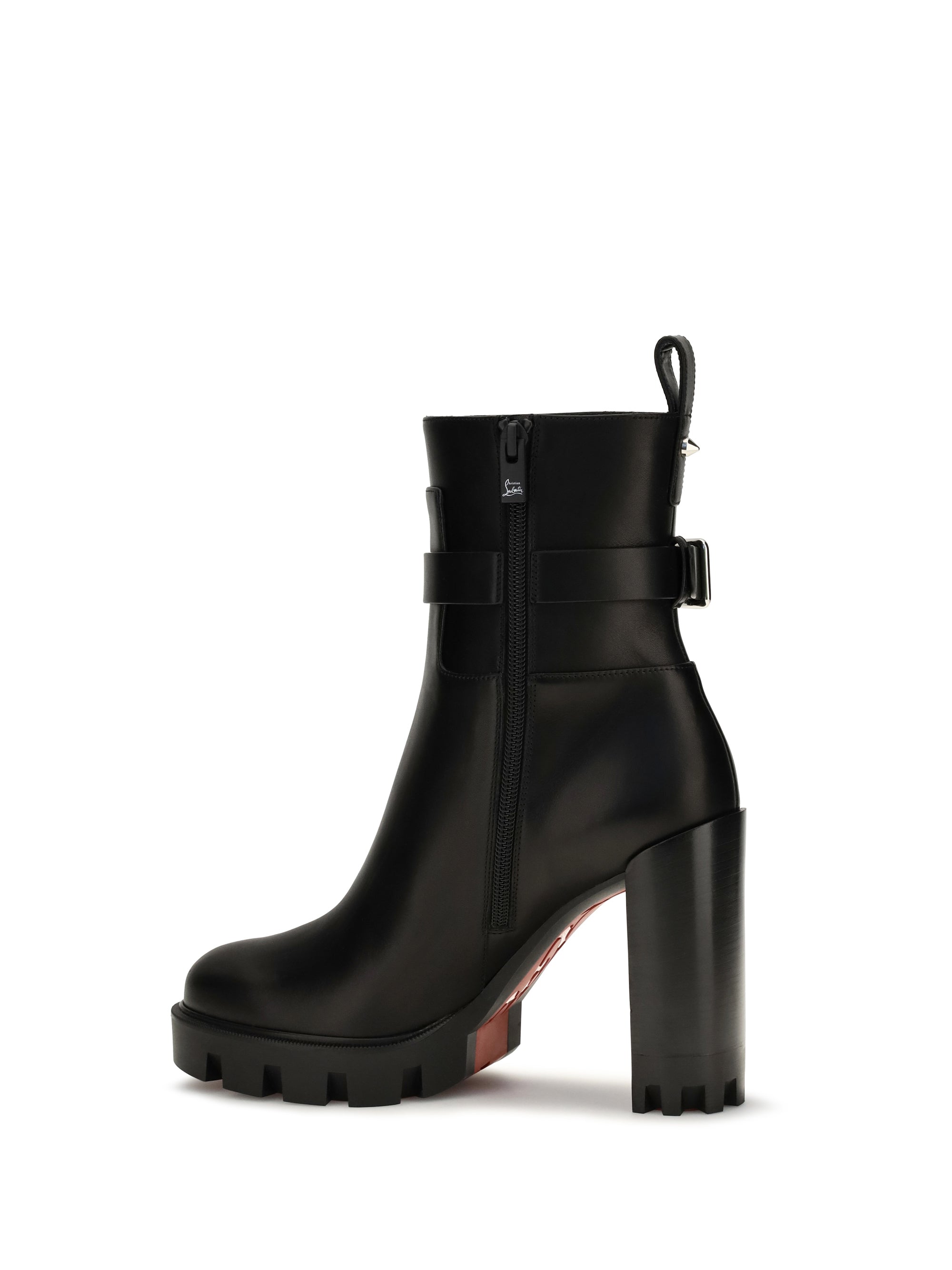 dianouchette lug leather ankle boots