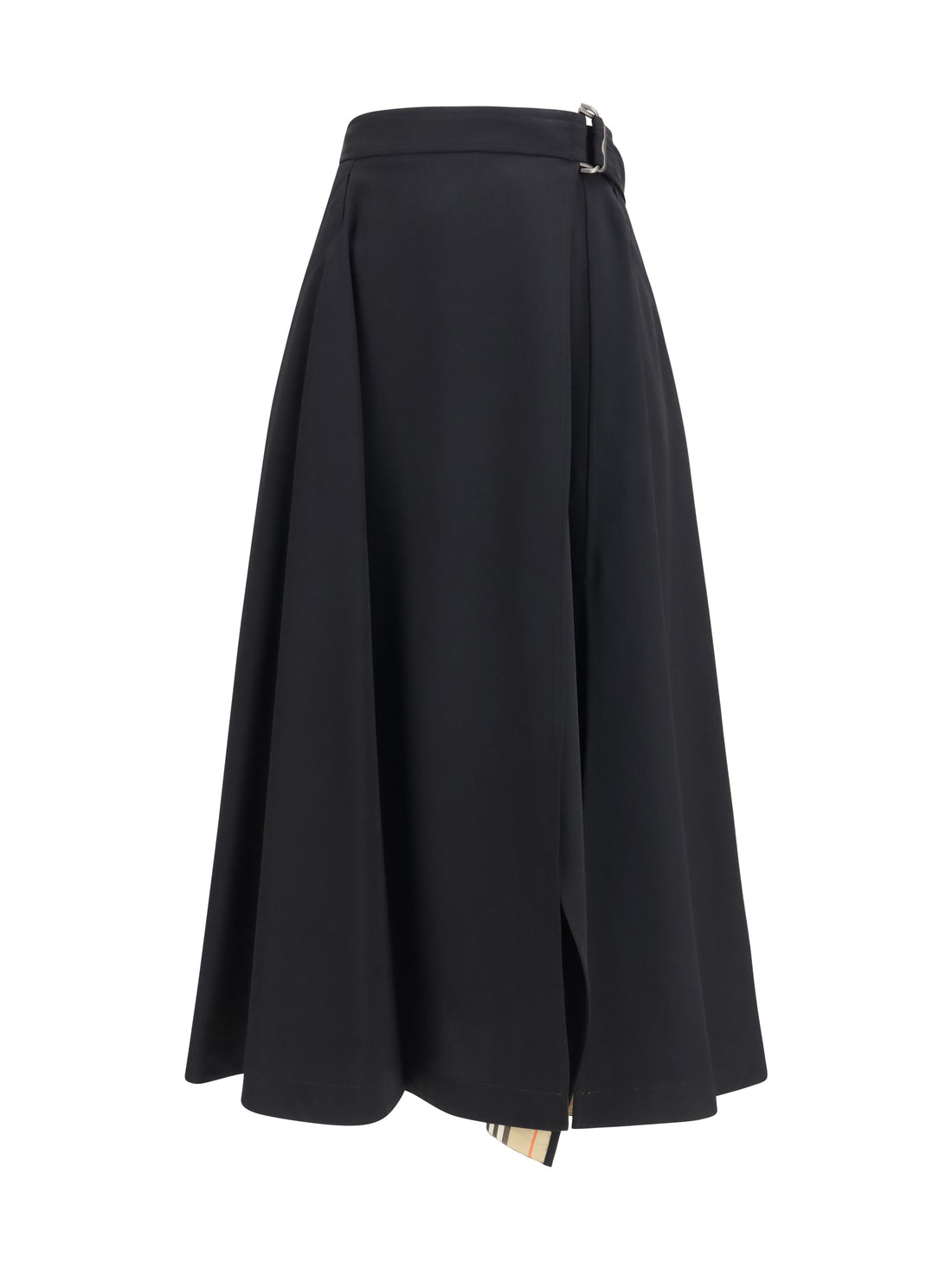 BURBERRY 6 wool twill midi skirt