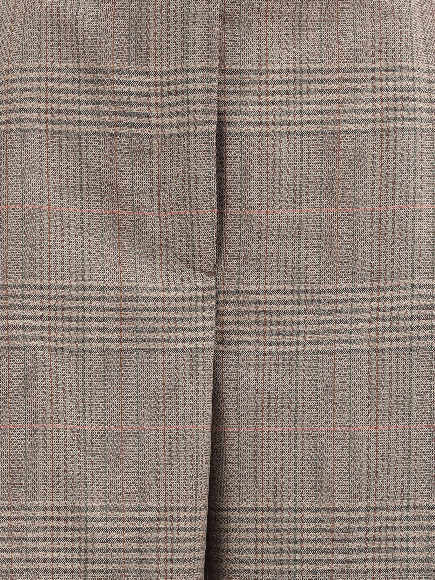 ROHE 36 prince of wales wide leg pants