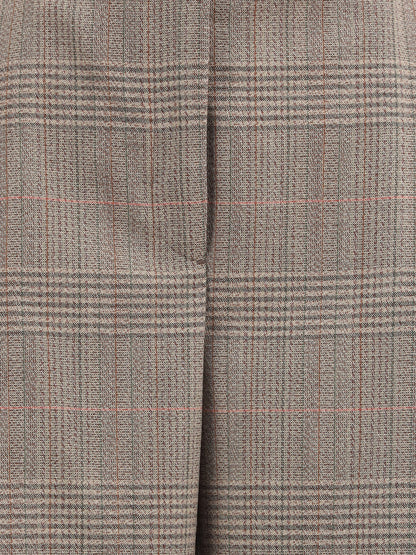 ROHE 36 prince of wales wide leg pants