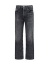 vintage straight-leg jeans