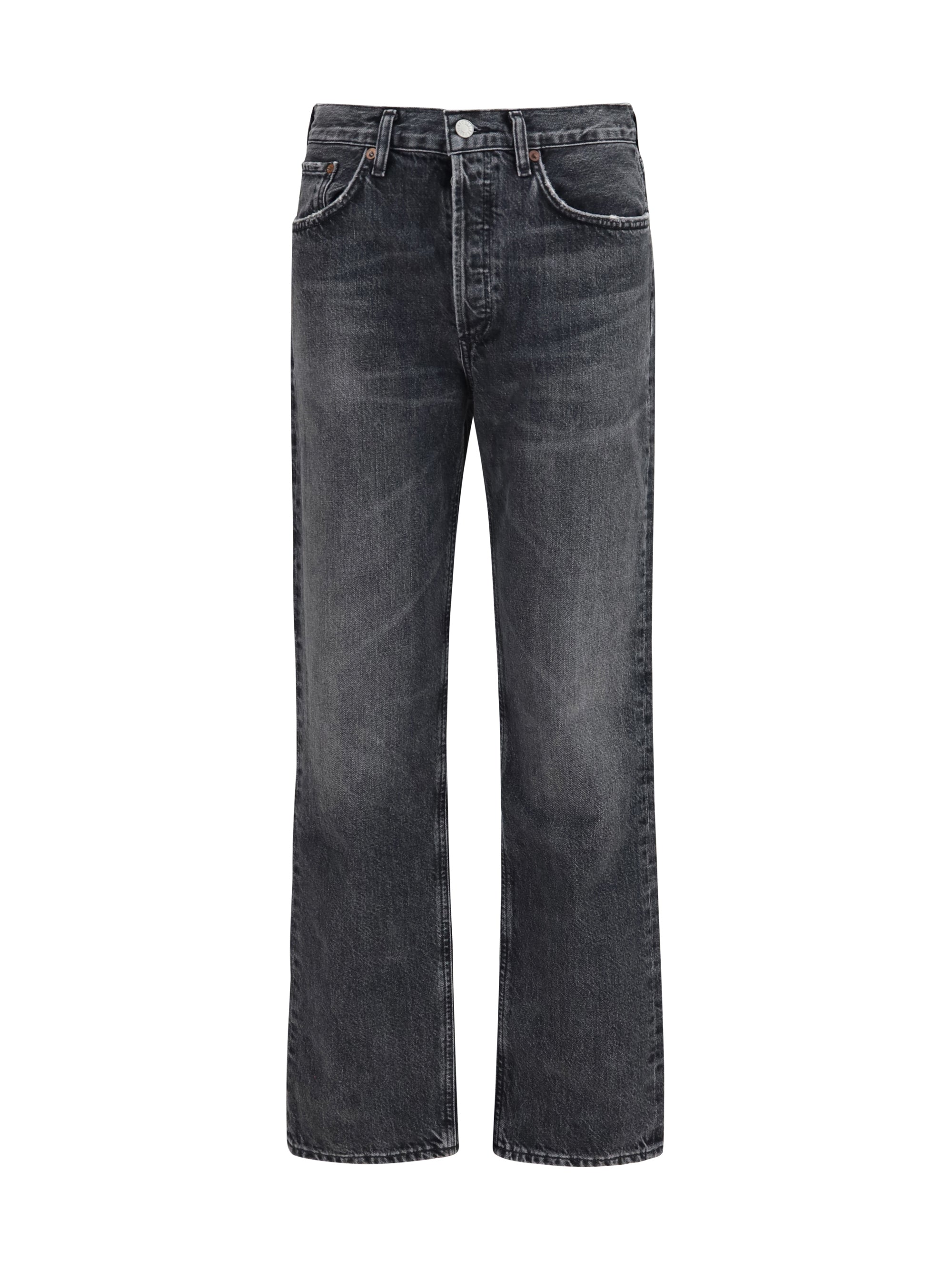 vintage straight-leg jeans