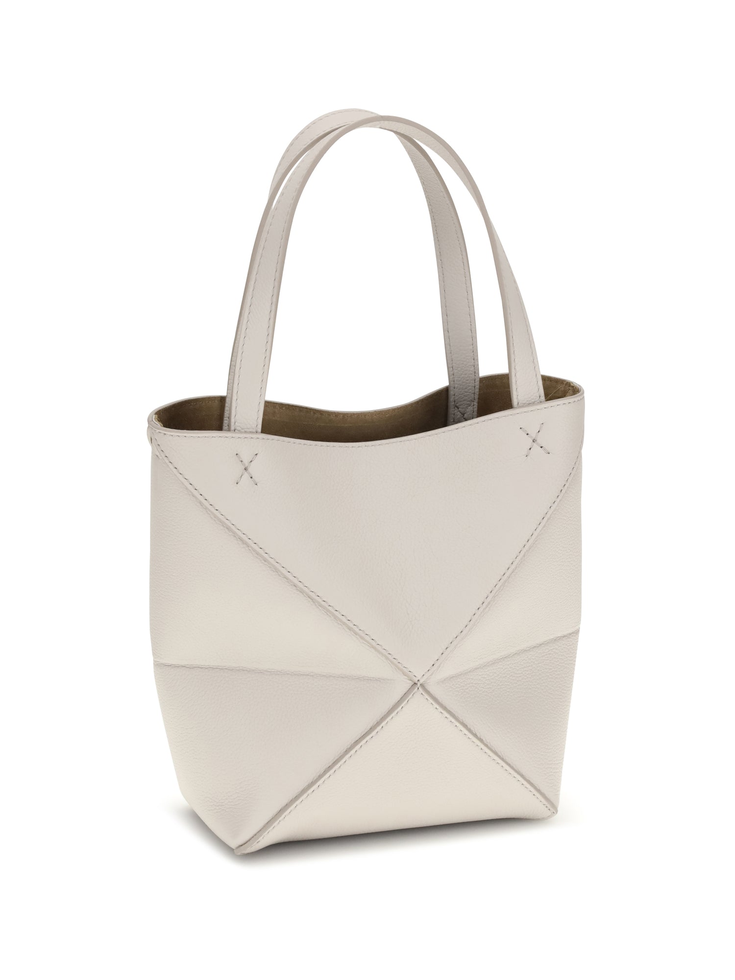 puzzle fold mini tote bag
