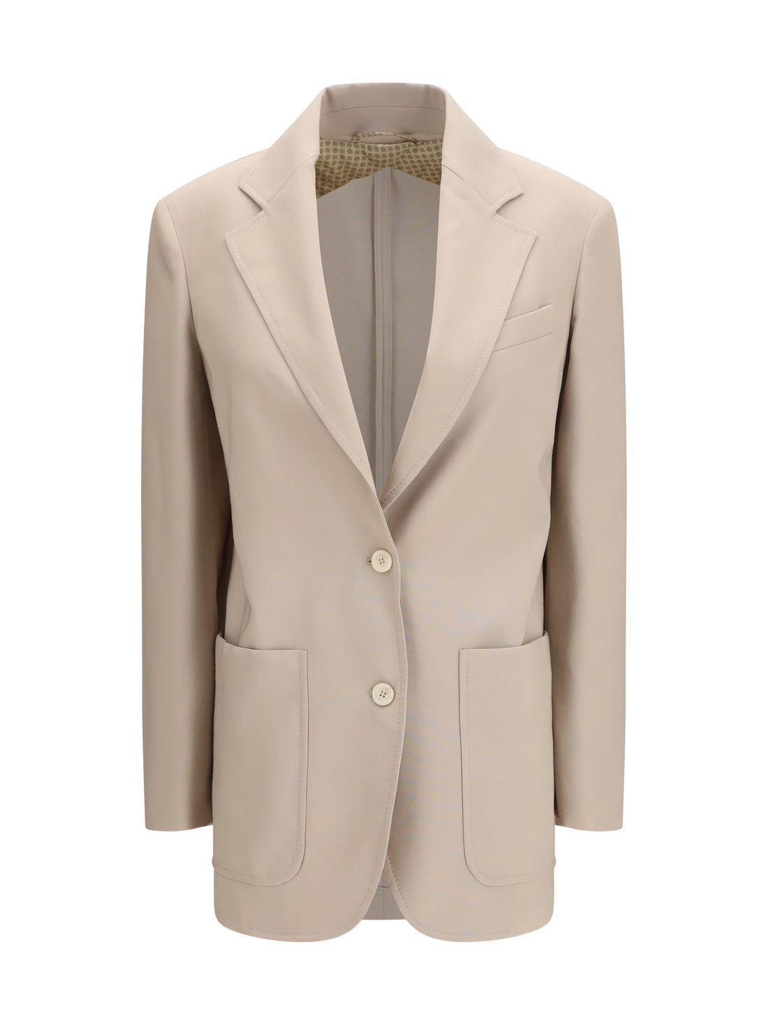 MAX MARA 36 single-breasted wool-blend blazer