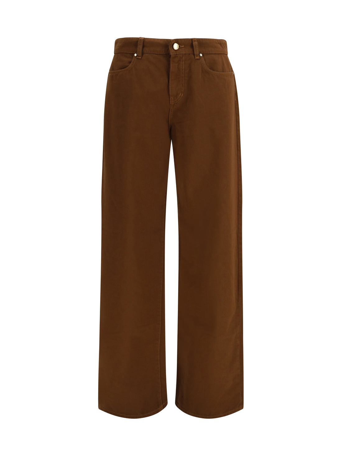 MAX MARA STUDIO 38 baggy pants in pure cotton satin