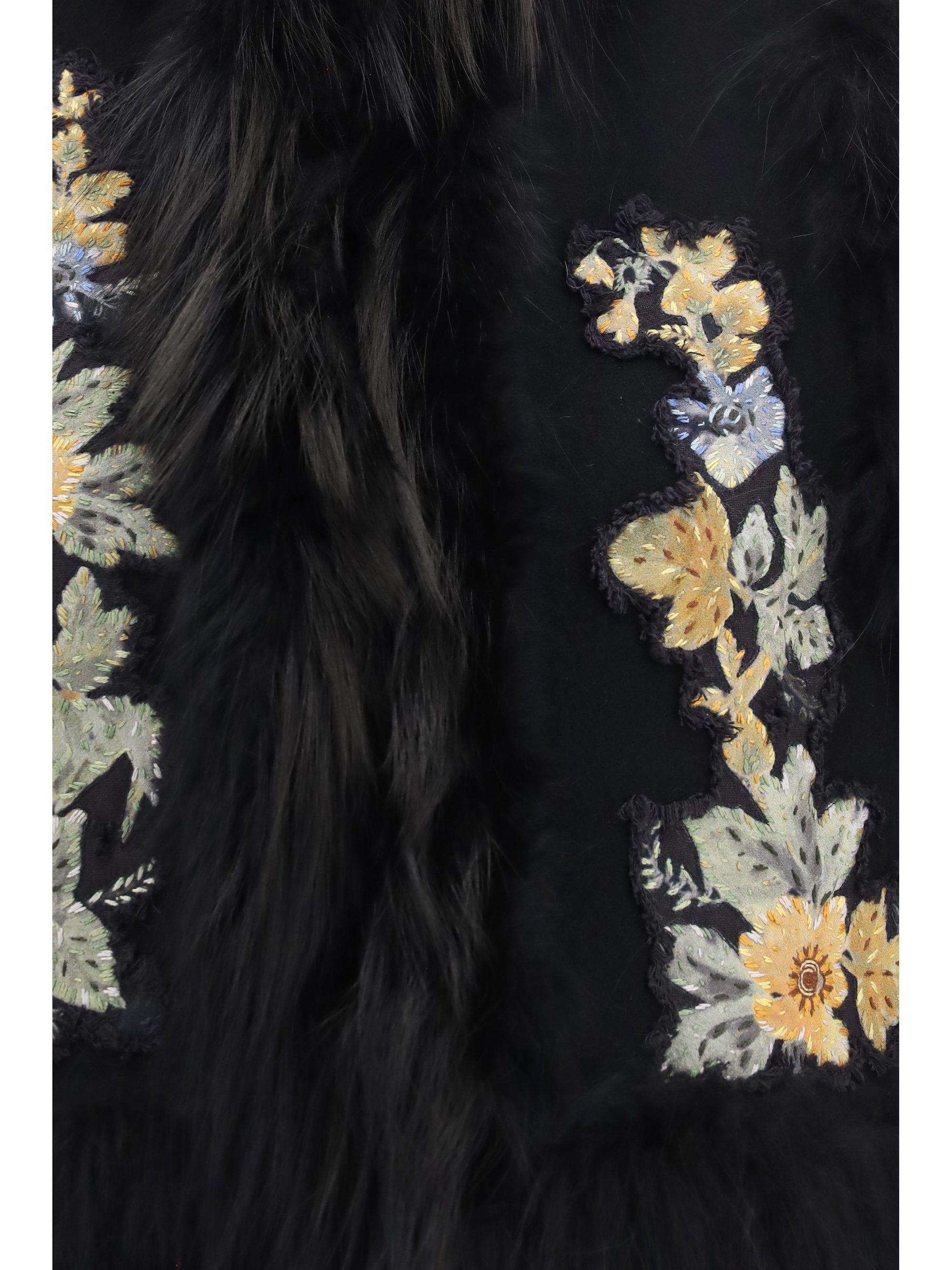 gilet panno + floral