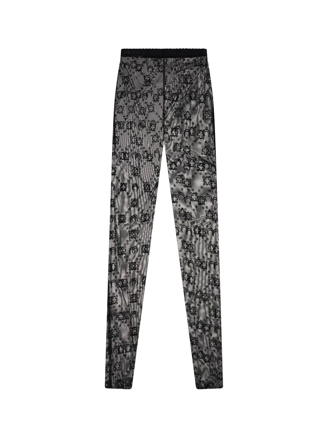 MARINE SERRE L recycled mesh flocked tights 