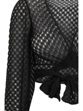 MISSONI 42 wrap top in lamé viscose