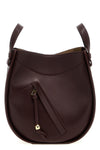 hammock slice crossbody bag in shiny calf leather