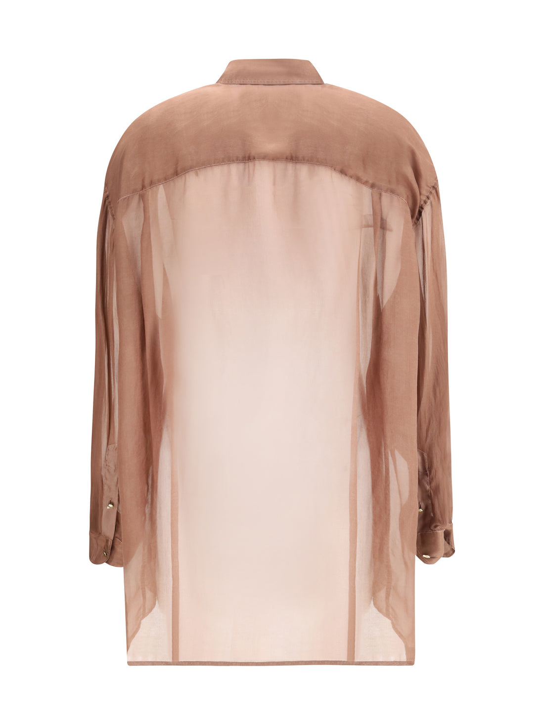 DARKPARK M keanu silk organza shirt