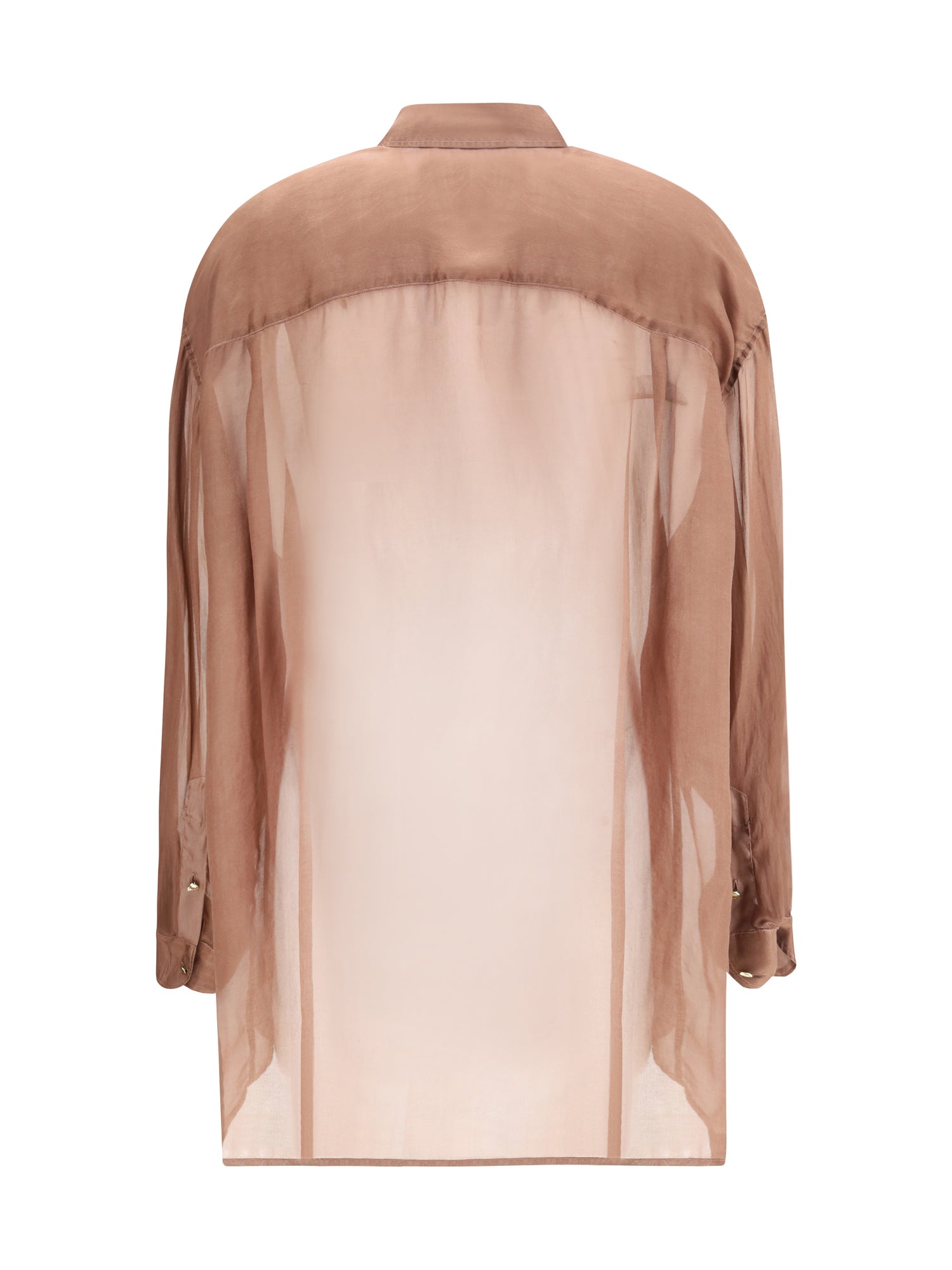 DARKPARK M keanu silk organza shirt