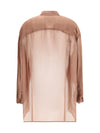 keanu silk organza shirt