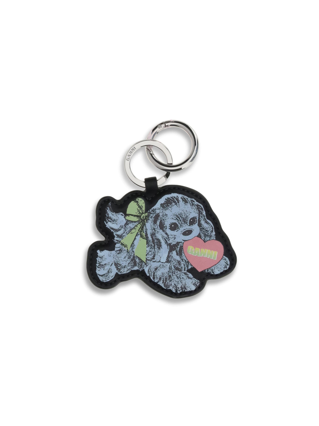 GANNI OS puppy keychain