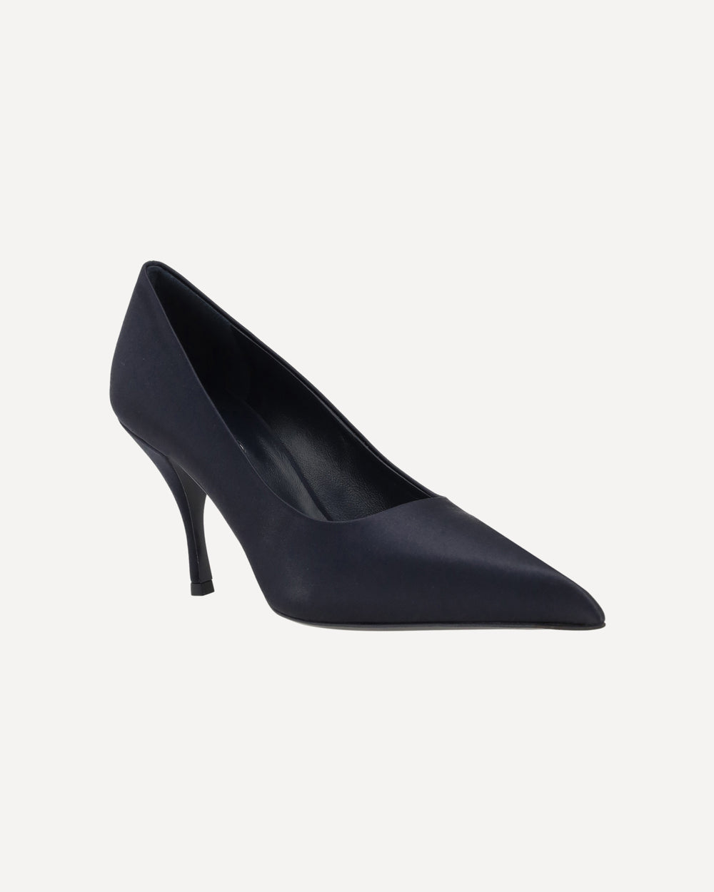 silk satin pumps