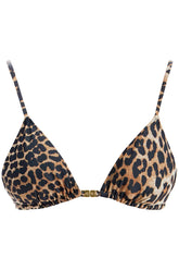 "leopard print bikini top