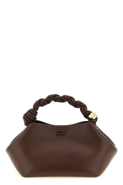 small bou leather and leather-effect fabric handbag