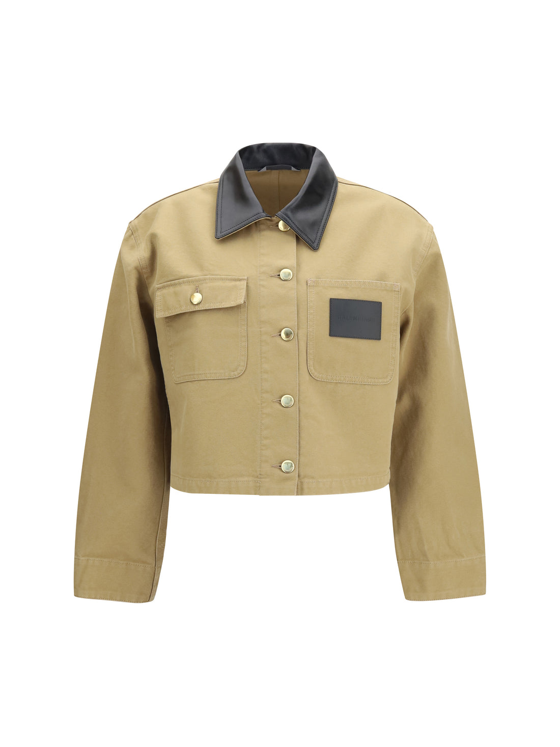 BALENCIAGA 36 heavy cotton cropped jacket
