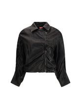 DIESEL 40 cuir-bouilli belted jacket