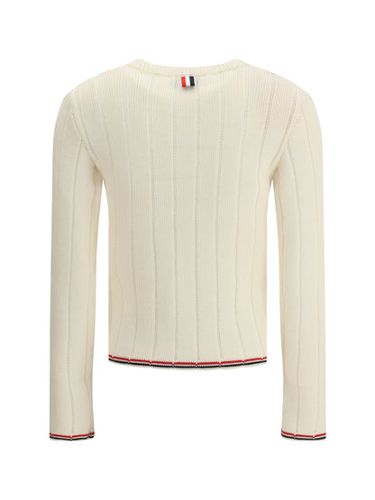 THOM BROWNE 38 ribbed sweater 
