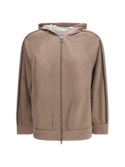 BRUNELLO CUCINELLI L cotton hooded sweatshirt 