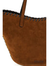 suede caro handbag