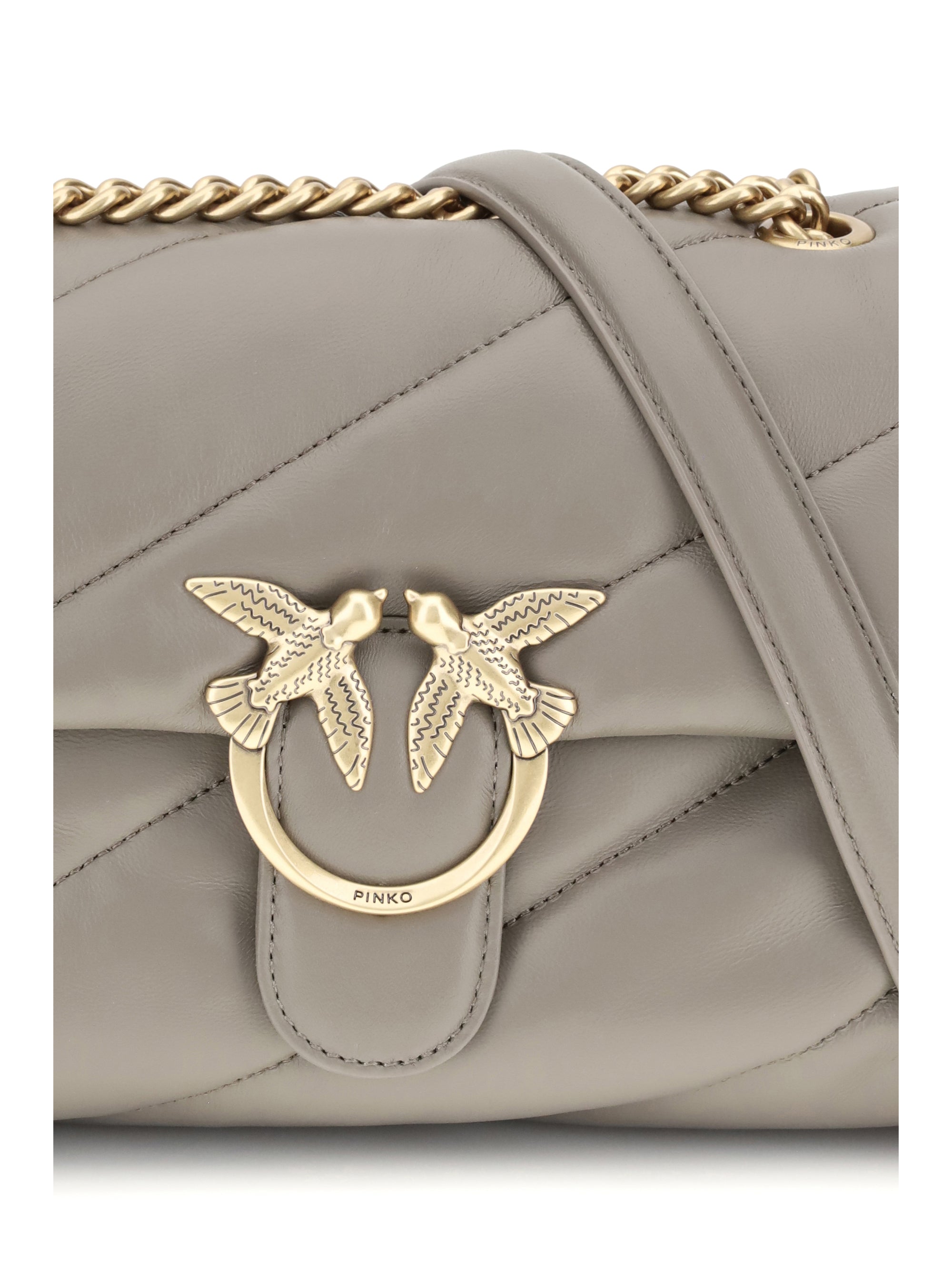 love classic leather shoulder bag