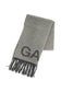 jacquard logo scarf