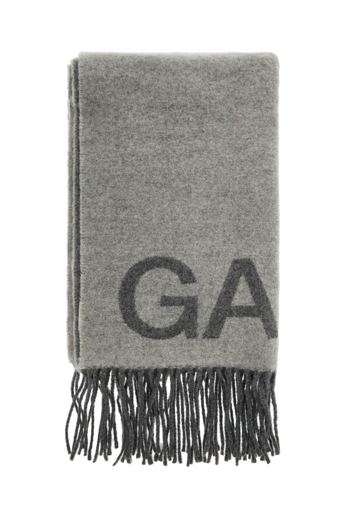 jacquard logo scarf