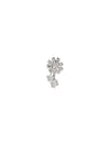 crystal flower brooch