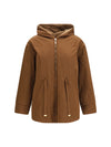 reversible padded parka in radzmir and water repellent canvas