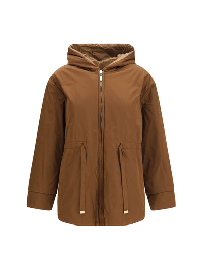 reversible padded parka in radzmir and water repellent canvas