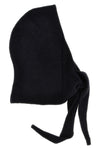 alpaca blend hood to tie around the neck