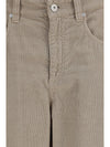 straight-leg cotton and linen pants