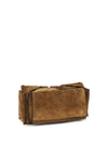 utilitaire suede shoulder bag