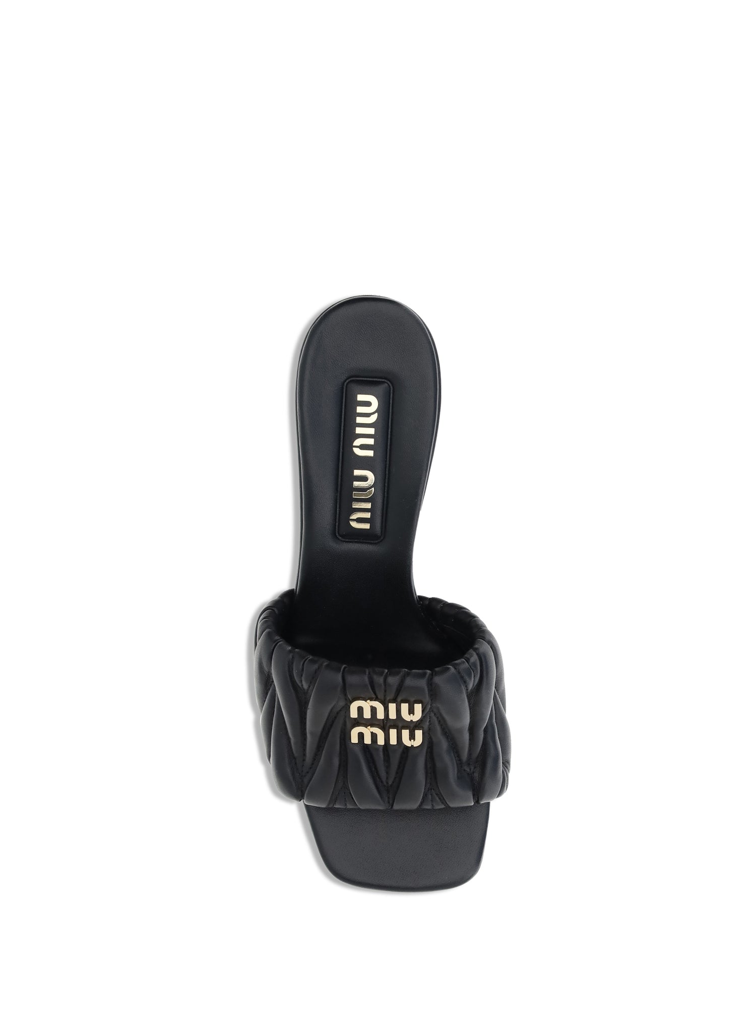 MIU MIU 36.5 logoed sandals